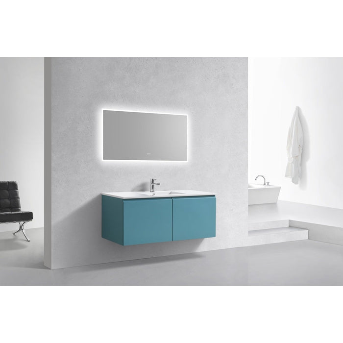 KubeBath Balli 48'' Wall Mount Modern Bathroom Vanity KubeBath
