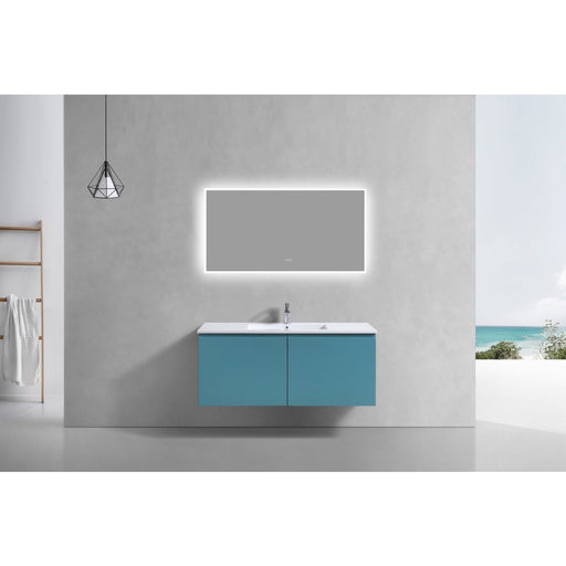 KubeBath Balli 48'' Wall Mount Modern Bathroom Vanity KubeBath