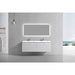KubeBath Balli 60" Double Sink Wall Mount Modern Bathroom Vanity KubeBath