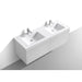 KubeBath Balli 60" Double Sink Wall Mount Modern Bathroom Vanity KubeBath