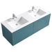 KubeBath Balli 60" Double Sink Wall Mount Modern Bathroom Vanity KubeBath