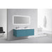 KubeBath Balli 60" Double Sink Wall Mount Modern Bathroom Vanity KubeBath