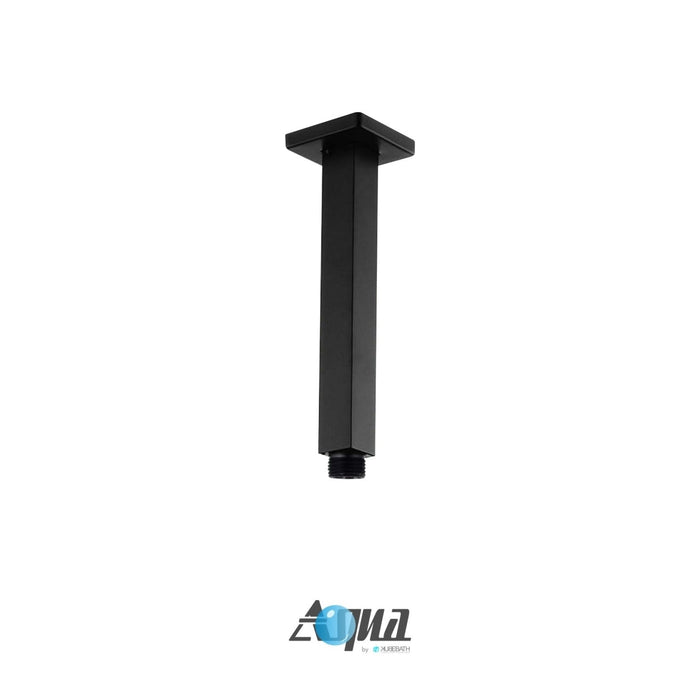 KubeBath Aqua Piazza Shower Set with Ceiling Mount Square Rain Shower and Handheld KubeBath