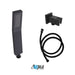 KubeBath Aqua Piazza Shower Set with Ceiling Mount Square Rain Shower and Handheld KubeBath