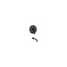 KubeBath Aqua Rondo Tub Filler w/ Rough-In Valve KubeBath