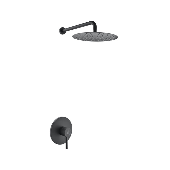 KubeBath Aqua Rondo Shower Set with Rain Shower KubeBath