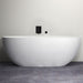 KubeBath Aqua Piazza Tub Filler with Rough-In Valve KubeBath
