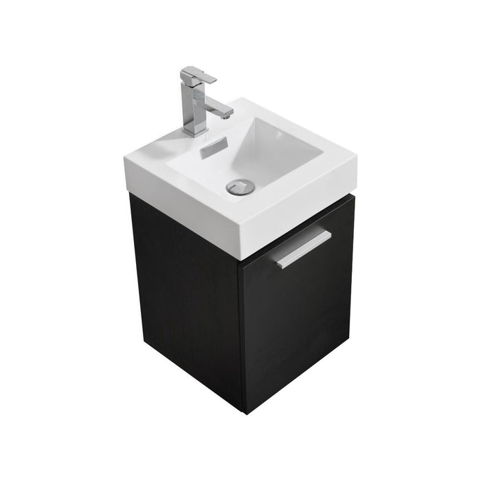KubeBath Bliss Wall Mount Modern Bathroom Vanity KubeBath