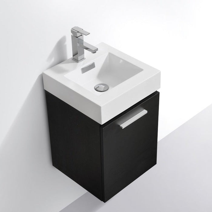 KubeBath Bliss Wall Mount Modern Bathroom Vanity KubeBath