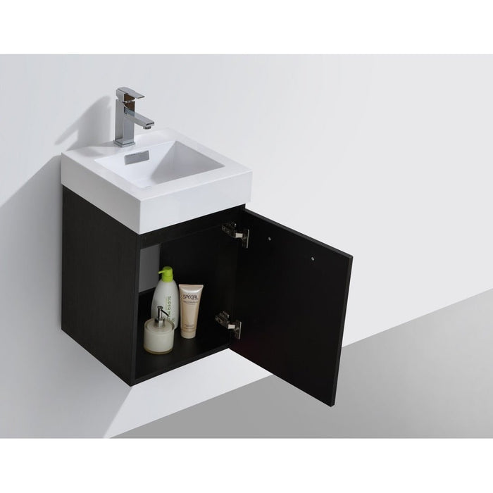 KubeBath Bliss Wall Mount Modern Bathroom Vanity KubeBath