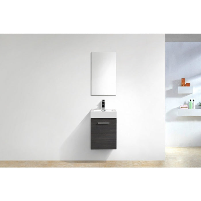 KubeBath Bliss Wall Mount Modern Bathroom Vanity KubeBath