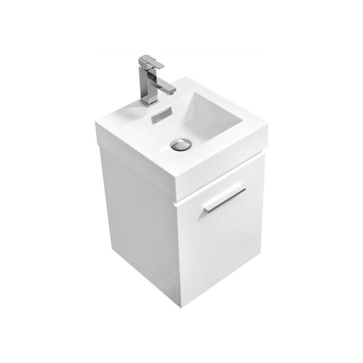 KubeBath Bliss Wall Mount Modern Bathroom Vanity KubeBath