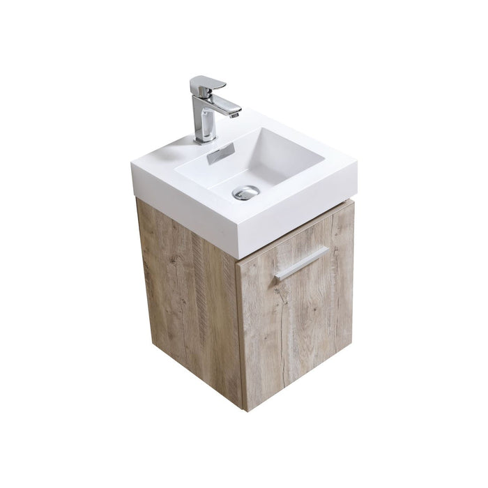 KubeBath Bliss Wall Mount Modern Bathroom Vanity KubeBath