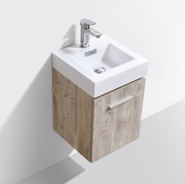 KubeBath Bliss Wall Mount Modern Bathroom Vanity KubeBath