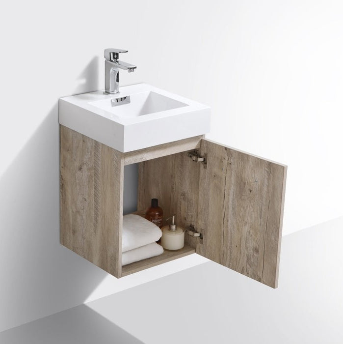 KubeBath Bliss Wall Mount Modern Bathroom Vanity KubeBath