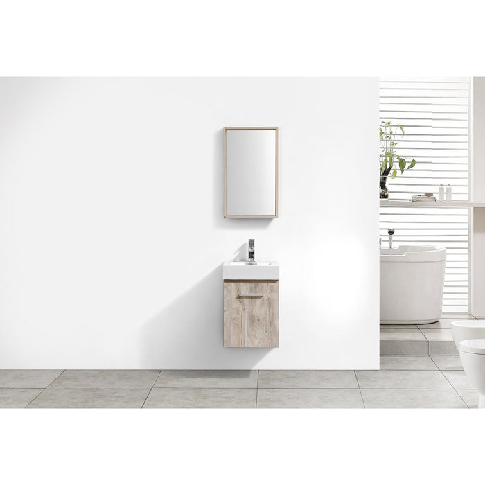 KubeBath Bliss Wall Mount Modern Bathroom Vanity KubeBath