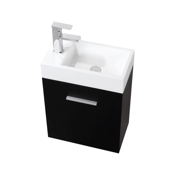 KubeBath Bliss Wall Mount Modern Bathroom Vanity KubeBath