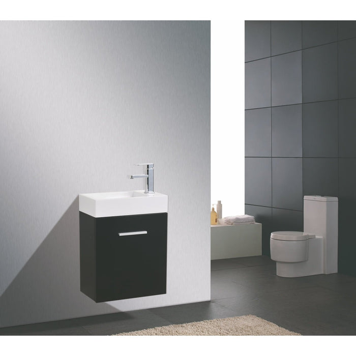 KubeBath Bliss Wall Mount Modern Bathroom Vanity KubeBath