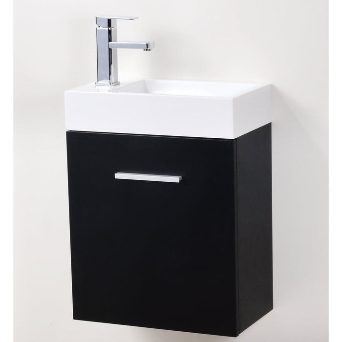 KubeBath Bliss Wall Mount Modern Bathroom Vanity KubeBath