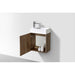 KubeBath Bliss Butternut Wall Mount Modern Bathroom Vanity KubeBath