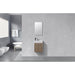 KubeBath Bliss Butternut Wall Mount Modern Bathroom Vanity KubeBath