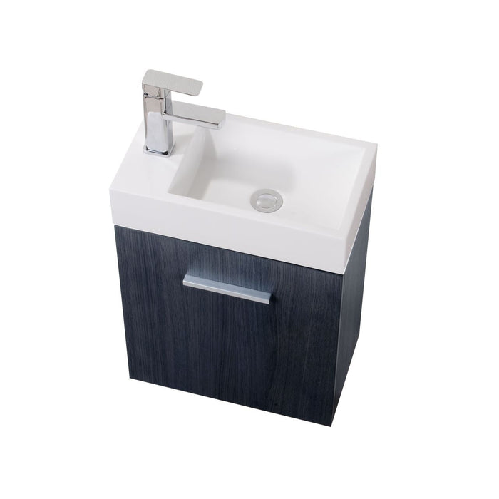 KubeBath Bliss Wall Mount Modern Bathroom Vanity KubeBath