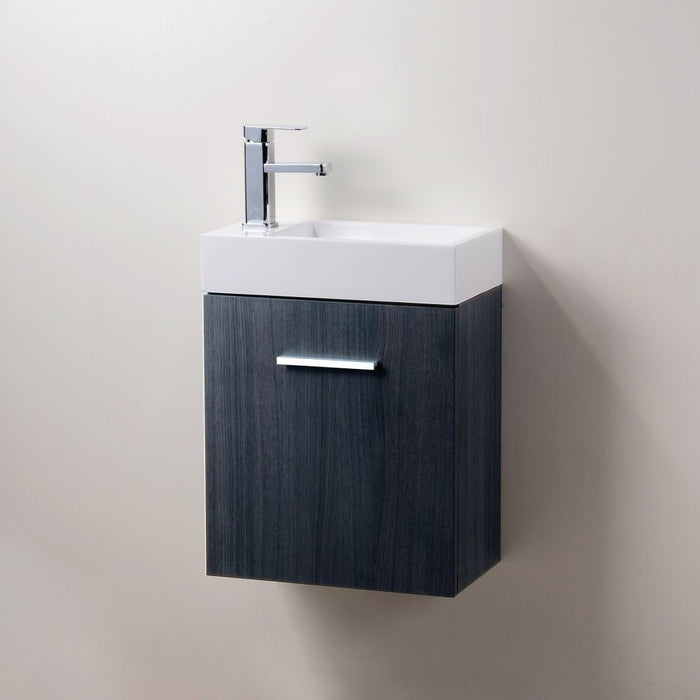 KubeBath Bliss Wall Mount Modern Bathroom Vanity KubeBath
