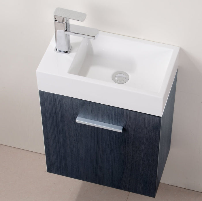KubeBath Bliss Wall Mount Modern Bathroom Vanity KubeBath