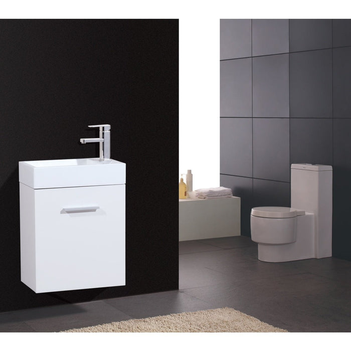 KubeBath Bliss Wall Mount Modern Bathroom Vanity KubeBath