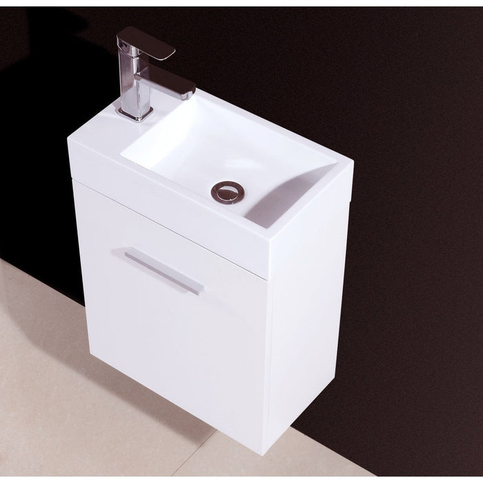 KubeBath Bliss Wall Mount Modern Bathroom Vanity KubeBath