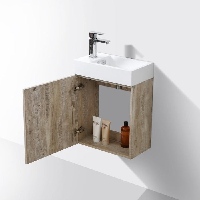 KubeBath Bliss Wall Mount Modern Bathroom Vanity KubeBath