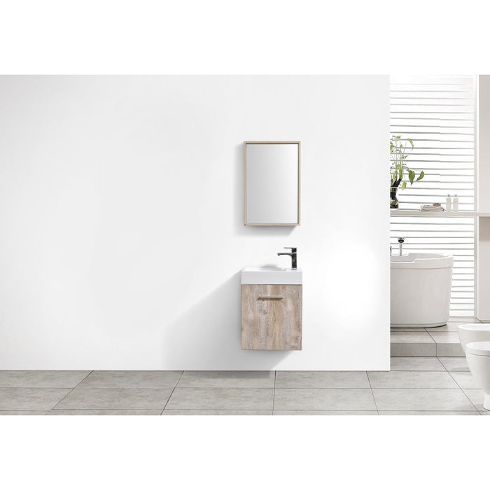 KubeBath Bliss Wall Mount Modern Bathroom Vanity KubeBath