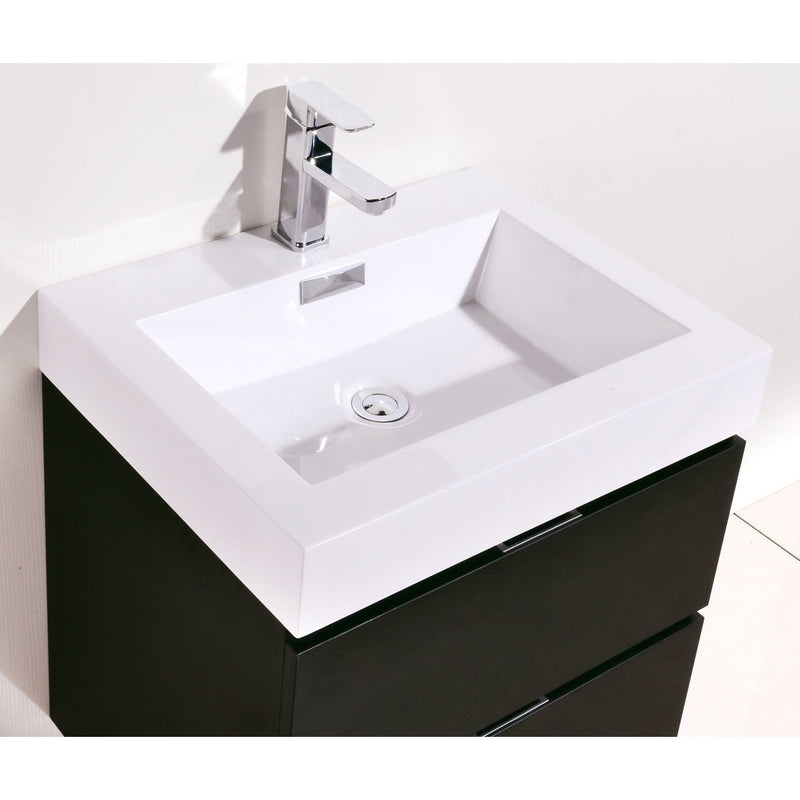 bliss-24-black-wall-mount-modern-bathroom-vanity-bsl24-bk
