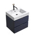 KubeBath Blue Wall Mount Modern Bathroom Vanity KubeBath