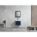 KubeBath Blue Wall Mount Modern Bathroom Vanity KubeBath
