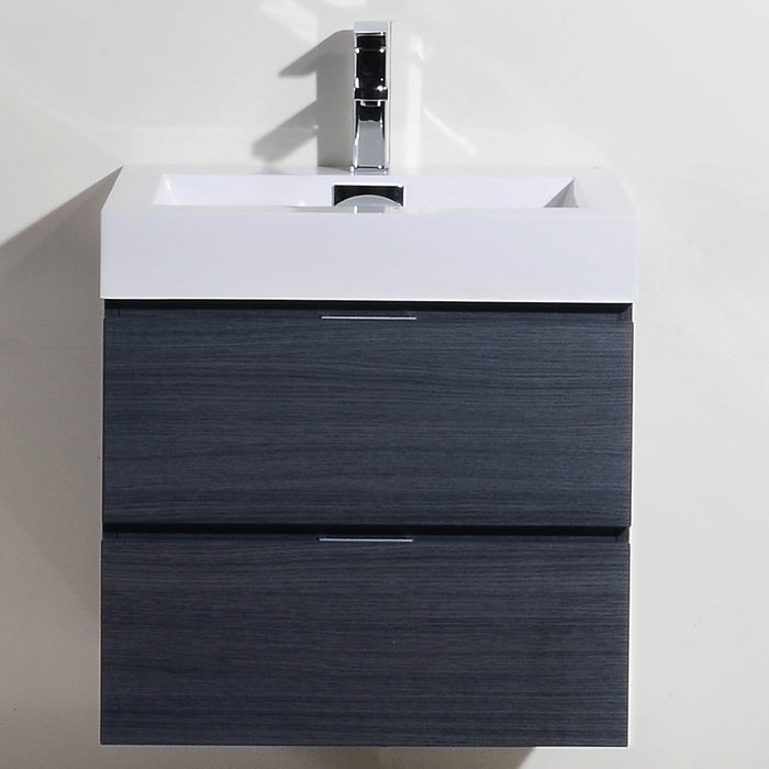 KubeBath Bliss Wall Mount Modern Bathroom Vanity KubeBath