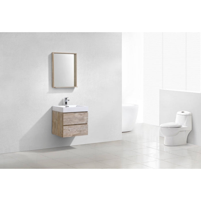 KubeBath Bliss Wall Mount Modern Bathroom Vanity KubeBath