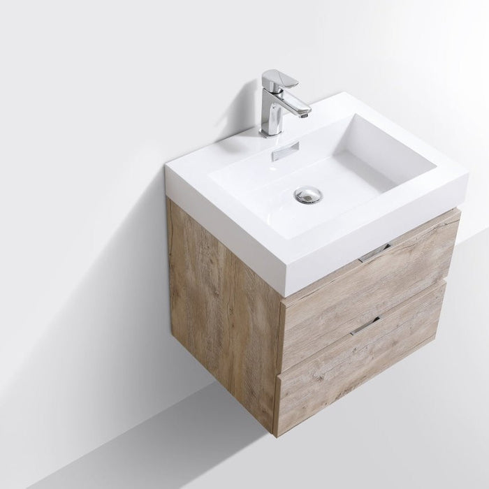 KubeBath Bliss Wall Mount Modern Bathroom Vanity KubeBath