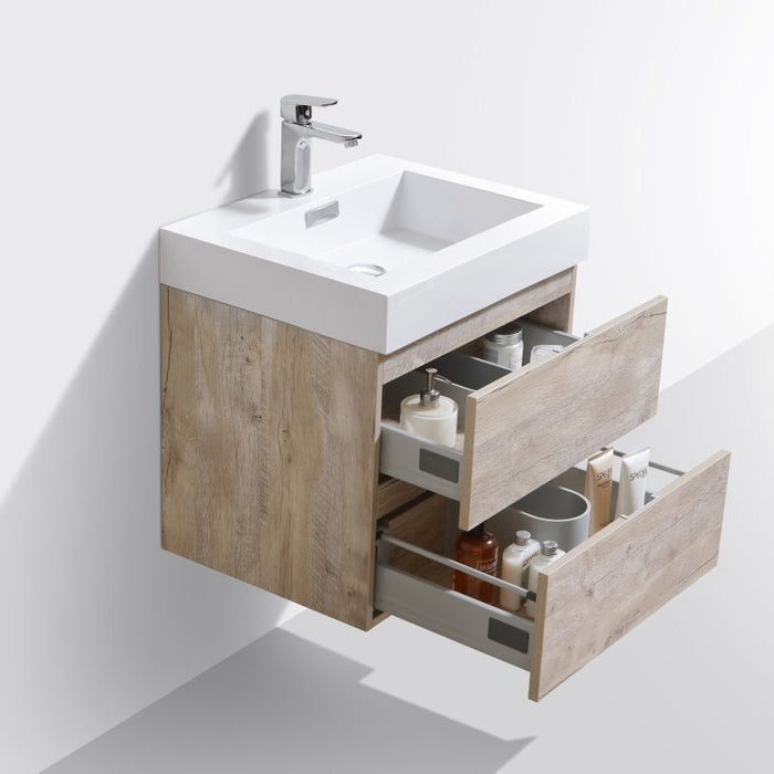KubeBath Bliss Wall Mount Modern Bathroom Vanity KubeBath