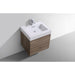 KubeBath Bliss Butternut Wall Mount Modern Bathroom Vanity KubeBath