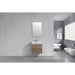 KubeBath Bliss Butternut Wall Mount Modern Bathroom Vanity KubeBath