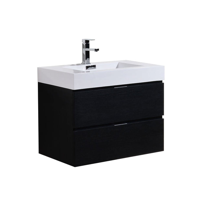 KubeBath Bliss Wall Mount Modern Bathroom Vanity KubeBath