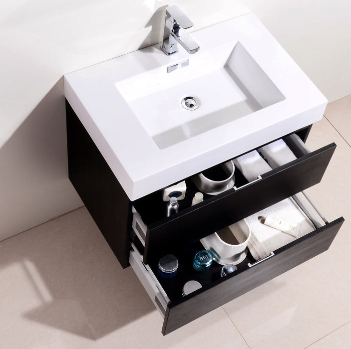 KubeBath Bliss Wall Mount Modern Bathroom Vanity KubeBath