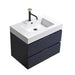 KubeBath Blue Wall Mount Modern Bathroom Vanity KubeBath