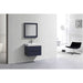 KubeBath Blue Wall Mount Modern Bathroom Vanity KubeBath