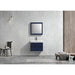 KubeBath Blue Wall Mount Modern Bathroom Vanity KubeBath