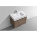 KubeBath Bliss Butternut Wall Mount Modern Bathroom Vanity KubeBath
