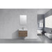 KubeBath Bliss Butternut Wall Mount Modern Bathroom Vanity KubeBath