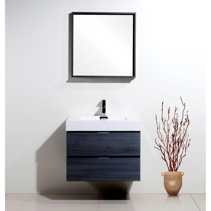 KubeBath Bliss Wall Mount Modern Bathroom Vanity KubeBath