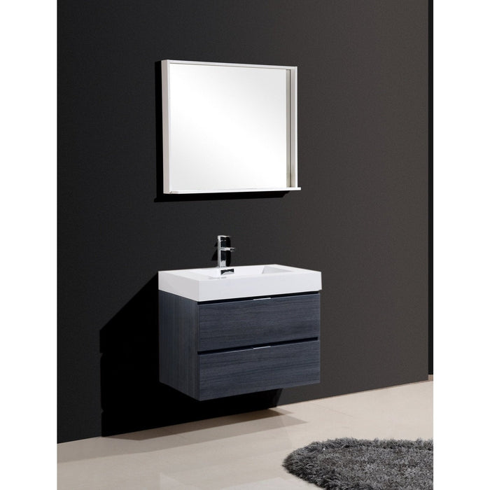 KubeBath Bliss Wall Mount Modern Bathroom Vanity KubeBath
